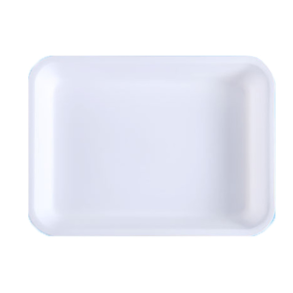 Rektangulära efterrätter/salladsrätter i plast, ultralätt hållbar white