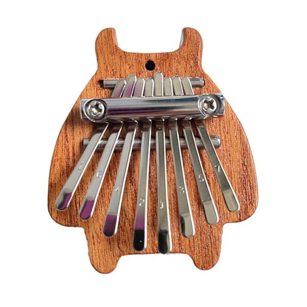 Mini Kalimba 8 Tangenter Tommelfingerklaver Sød Bærbar Fingerklaver Træ