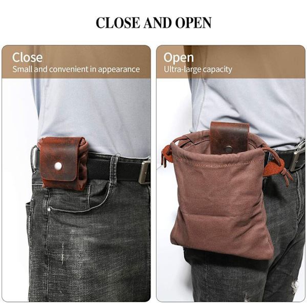 Lerret Fôring Lomme, Hage Fruktplukking Bag, Sopp