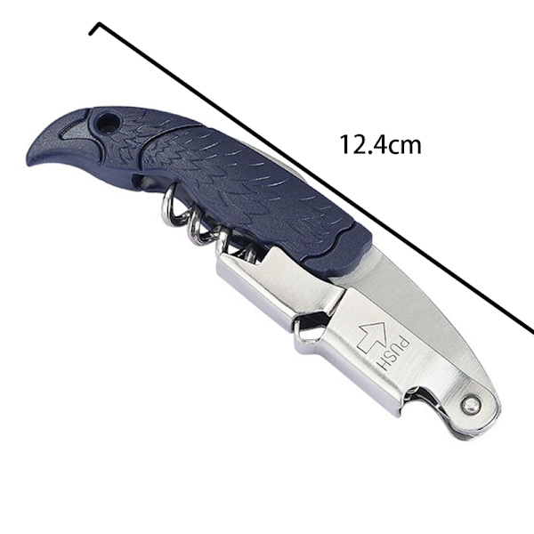 Servitörskorkdragare - Vinkorkdragare med Ergonomiskt ABS-Grepp, Öl