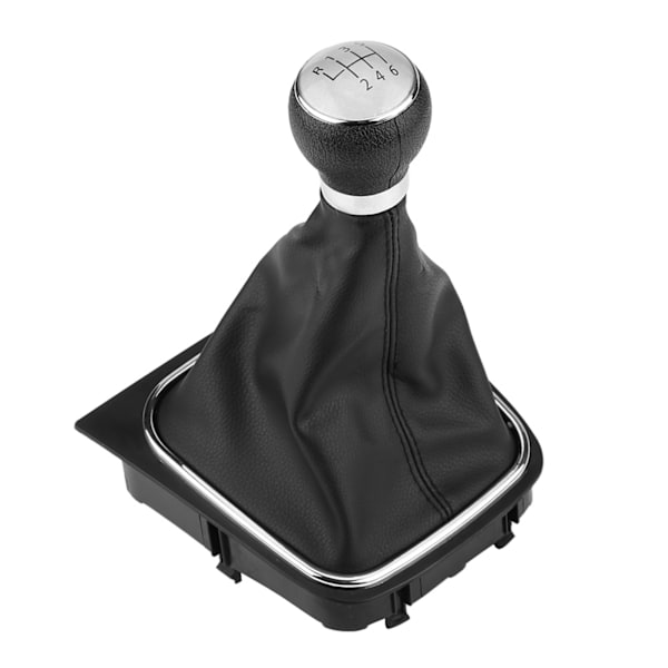 6-växlad bilväxelspak-knopp, spak, gaiter, dammskydd för Golf 6 MK5 MK6 Jetta 2005-2014