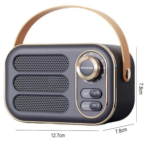 Retro Bluetooth-kaiutin, Vintage kannettava langaton Bluetooth-kaiutin