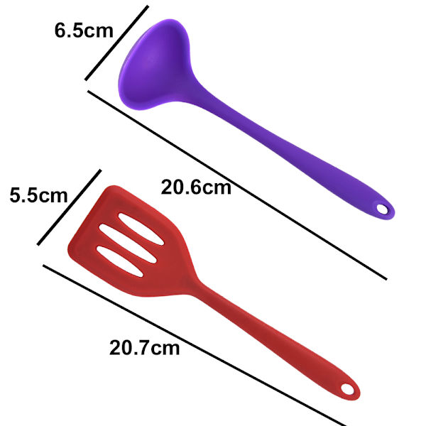 Kökets matlagningsredskap set, 2 delar, Allt-i-ett non-stick