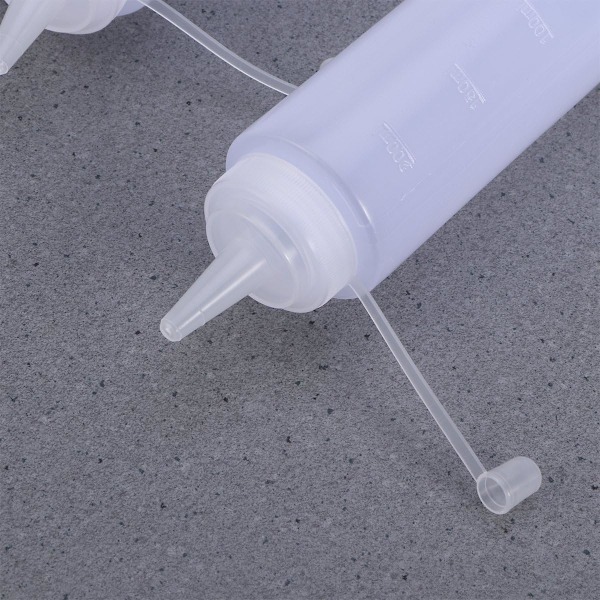 5 st 200 ml 8 oz Plastflaskor för kryddor