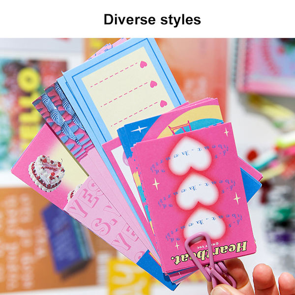 Värikäs Scrapbooking Kuvioitu Paperi 50 Arkkia - Scrapbook Journ