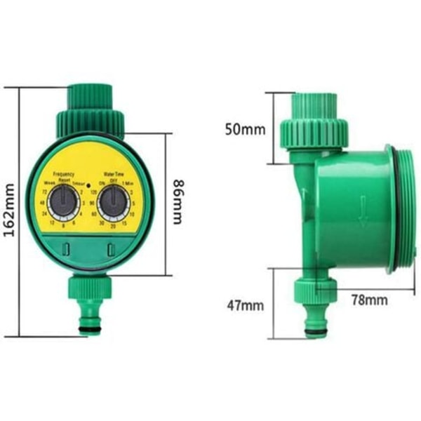 Automatisk bevattningsdator Vattningstimer Vattningstimer Klocka