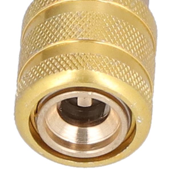 6,5 mm Dekk-inflator Chuck Rask Tilkobling Kontakt for Bil Motorsykkel med Amerikansk Dekkventil