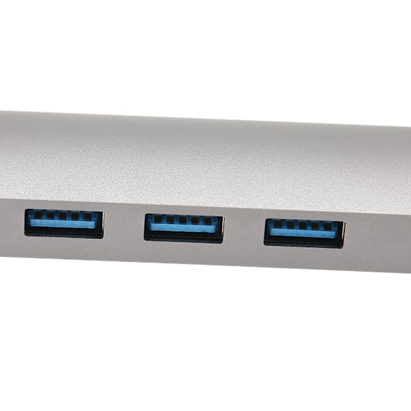 USB till RJ45-hubb 1 Gbps 3 USB 3.0 Plug and Play Aluminiumlegering USB till Ethernet-adapter för bärbar dator surfplatta stationär dator
