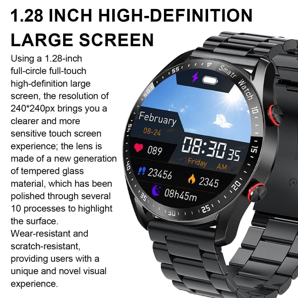 LX-Bluetooth Smartwatch med talfunktion