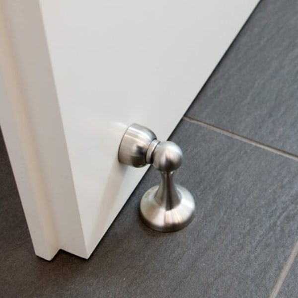 Magnetisk dørstopp MS011 i rustfritt stål-look Dørstopp
