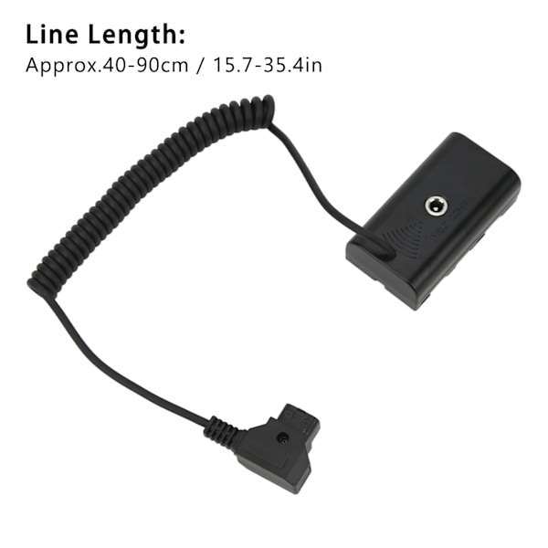 DTap til NPF550 Strømadapter til Fyldlys Monitor Dummy Batteri Kobler Oplader Kit