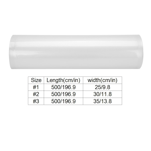 1 rull tykk prikk vakuummatpose matforsegler rull oppbevaring emballasje konserveringspose