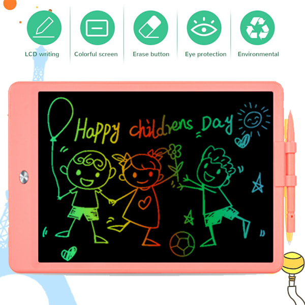 Lasten doodle-piirtotaulu värillinen LCD-kirjoitustaulu