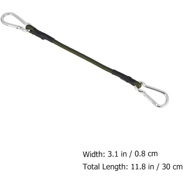 4 kappaletta 34 cm:n raskaan sarjan kiristysköysiä retkeilyyn, matkatavaroihin, matkustamiseen