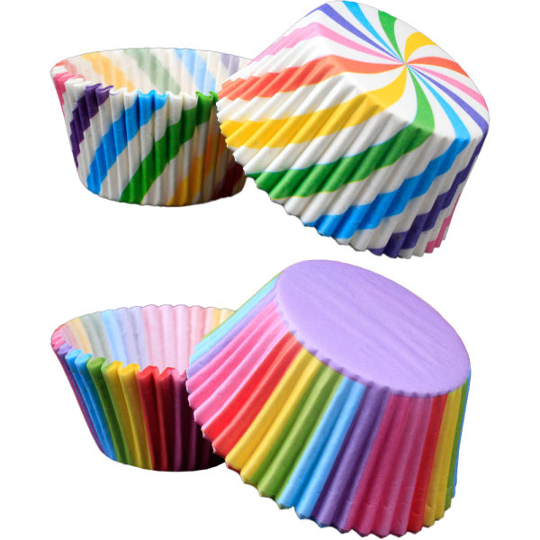 Cupcake Liners Fettfast papper Bakformar 200-Count style 1