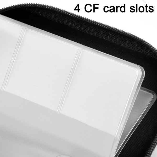 Etui - Passer opptil SD-kort, CF-kort 22 kortspor (4 Black
