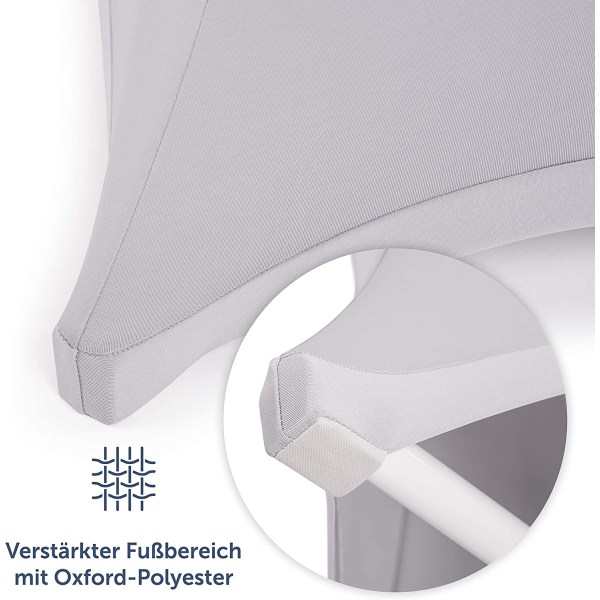 2er-Set Stretchbezug Stehtisch Hussen - Elegante Stehtischhusse