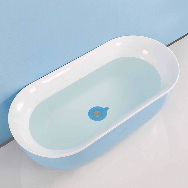 2 stk. Bouchon de Bain Silicone, Bouchon de vidange de Baignoire