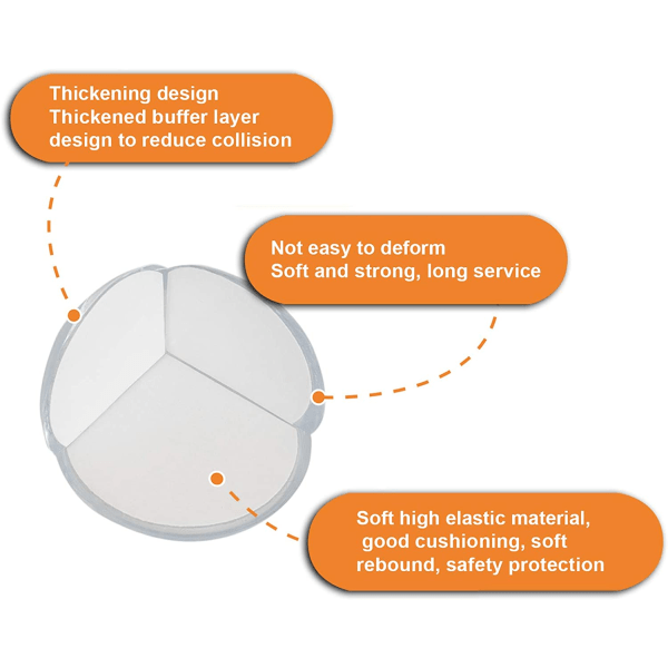 Hjørnebeskytter, Baby Edge Protector, Clear Taste Table Corner