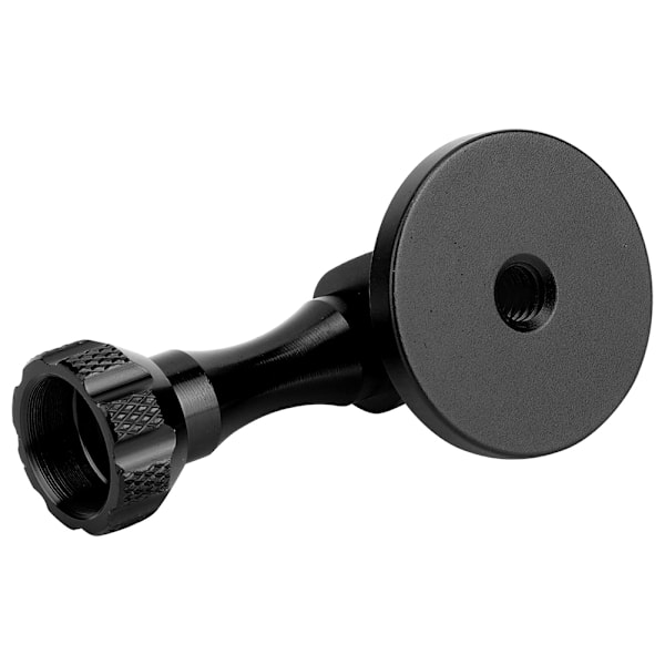 Aluminiumlegering Adapter Action Kamera Tilbehør Multifunktionel Adapter Base 1/4in Skrue til Sport Kamera Interface Sort