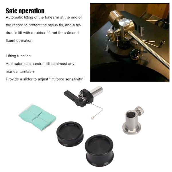 Automatisk Tonearm Arm Lifter High End Tonearm Sikkerheds Raiser til LP Pladespiller Disc Vinyl Record Player Tilbehør