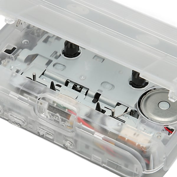 Kassett till MP3-konverterare Multifunktionell Automatisk Backning Transparent Retro Bärbar Bandspelare för Laptop PC