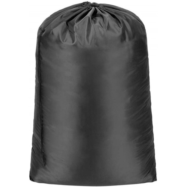 Suuri matkalaukku likaisille pyykeille, taitettava nailoninen säilytyspussi kiristysnarulla matkustamiseen, perheen säilytykseen, opiskelija-asuntoloihin ja asuntoihin, 60x90cm (musta)