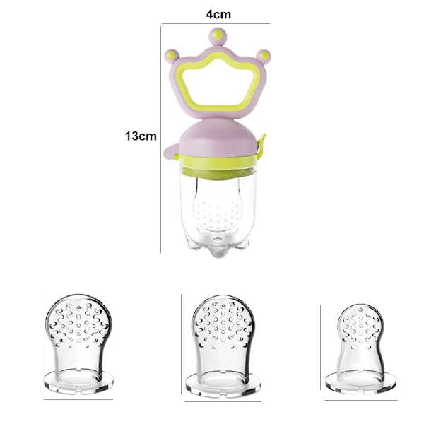 Frugt Feeder Napp | Inkluderer ekstra silikoneposer