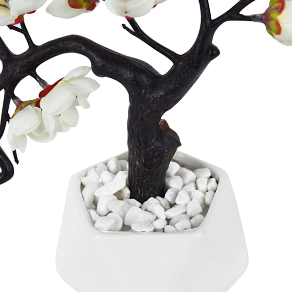 Hvid blomme kunstig blomst enkelt