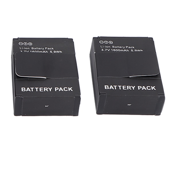 Snabb dubbel batteriladdare för kamera med 2 batterier, kompatibel med Hero 2 3