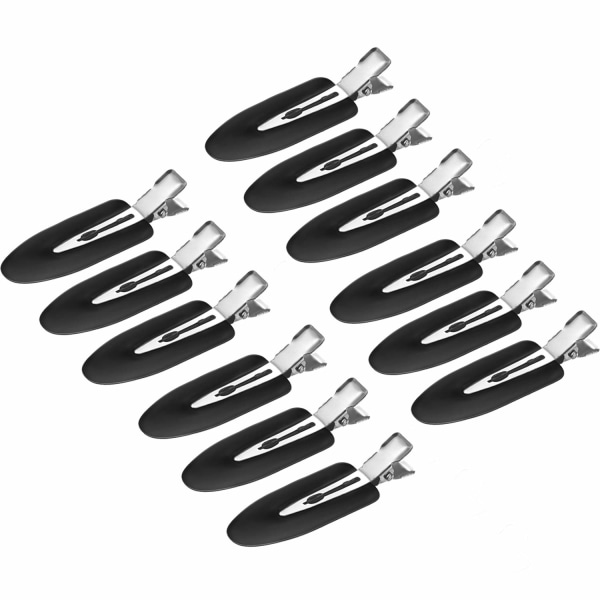 12 stk. No Bend Curl Clips Hårklemmer Pin til Frisure Pandehår