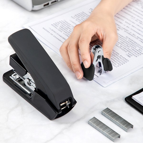Enkelhandsstapler, lätt att ladda ergonomisk tung stap