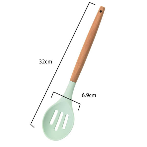 Silikon durkslag hem bokhandtag sked kök matlagning