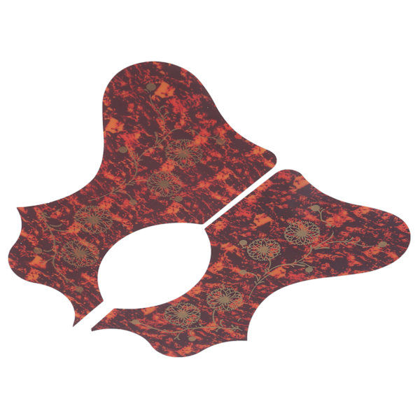 2 stk. Gitarbeskytter Plast Pickguard Plate Pack Set Tilbehør Erstatning for Akustisk