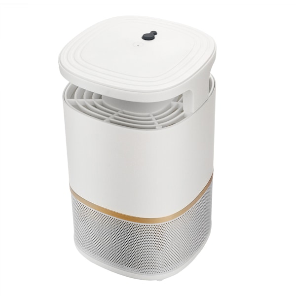 Lysstyrt USB-lading UV-lampe Myggdreper Buzz Fly Insekt Bug Killer (Hvit)
