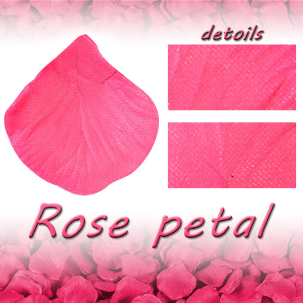 1000 stk kunstige roseblader for bryllupsdekorasjoner,