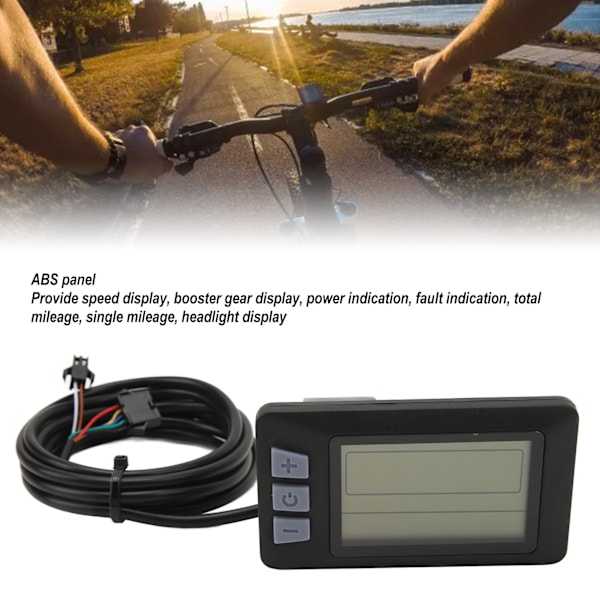 Elektrisk Cykel LCD-Display, Förbättra Din Cykelupplevelse Med Vattentät LCD-Displaypanel För Utomhuscykling Och DIY Elcykel
