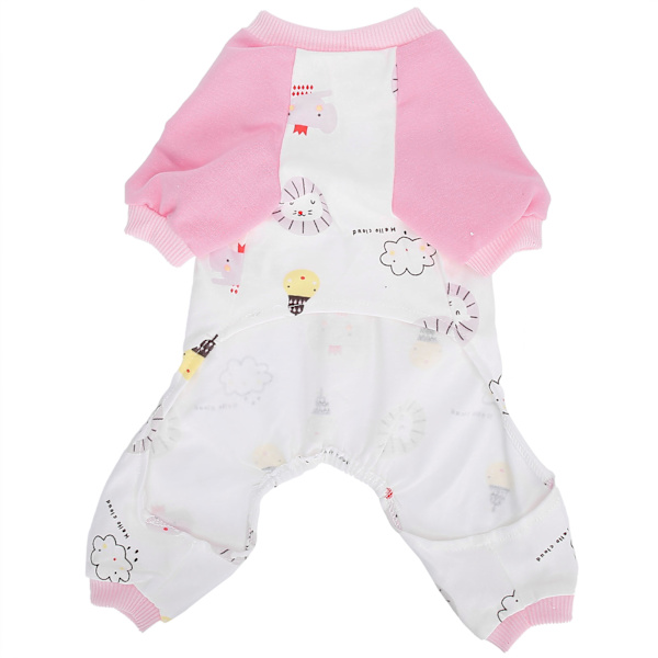 M Våren Sommar Husdjur Hund Overall Mjuk Kläder Polyester Hundar Bodysuits Långärmad Skjorta