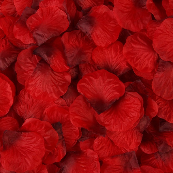 20 poser Ikke-vevd roseblad Simulerte roseblader