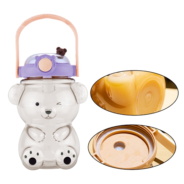 Kawaii karhu olkipullo, söpöt vesipullot
