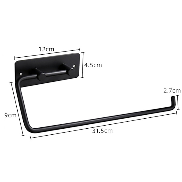 Papirhåndkleholder - Under skap papirhåndkleholder for