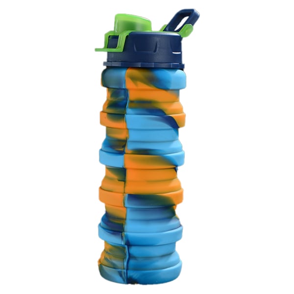 Sammenklappelig sportsvandflaske til børn, studerende, genanvendelig