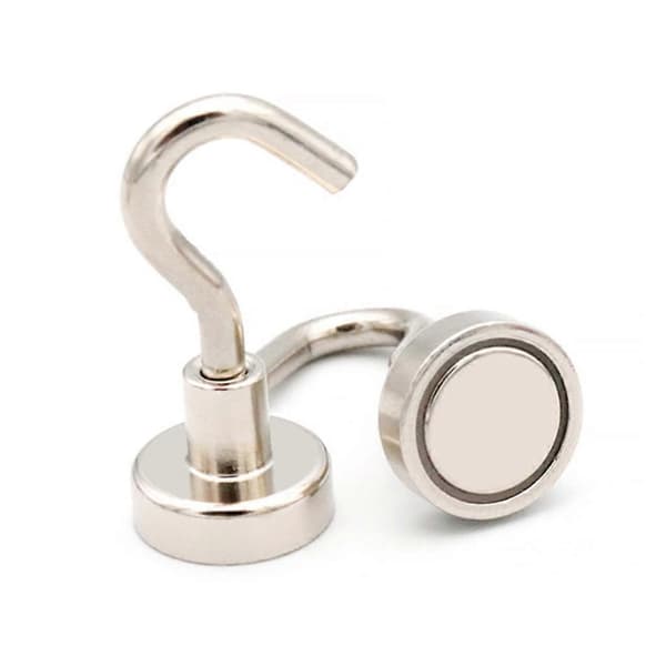 10-pack Magnetic Hooks for Home, Kitchen, Workplace, Office, Garage, Heavy Duty Pink