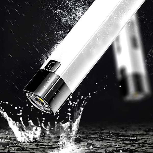 Mini ficklampa, USB-laddningsbara ficklampor, mobil power flas