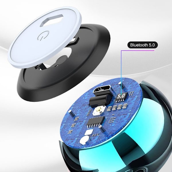 Trådlös Bluetooth Mini Bärbar Högtalare, Vattentät Trådlös Bärbar Högtalare med Subwoofer