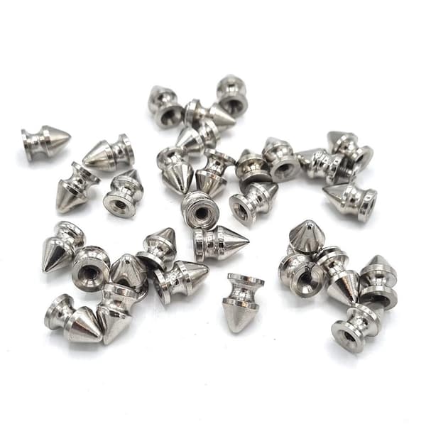 Spike lösa nitar 40 stycken Silver silver