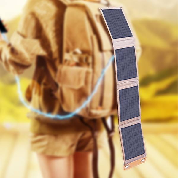 14 W:n aurinkolatauspaneeli, taskukokoinen aurinkopaneeli 1-porttinen USB &