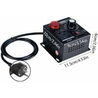 Dimmer, AC 220V 9A 4000W SCR Spenningsregulator Motor Vifteregulator Hastighetskontroller Dimmer