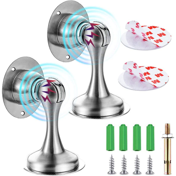 Magnetisk dørstopper børstet nikkel magnetisk dørstopper magnet