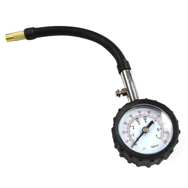 Tire Pressure Long Tube Gauge Meter High-Precision Tyre Air